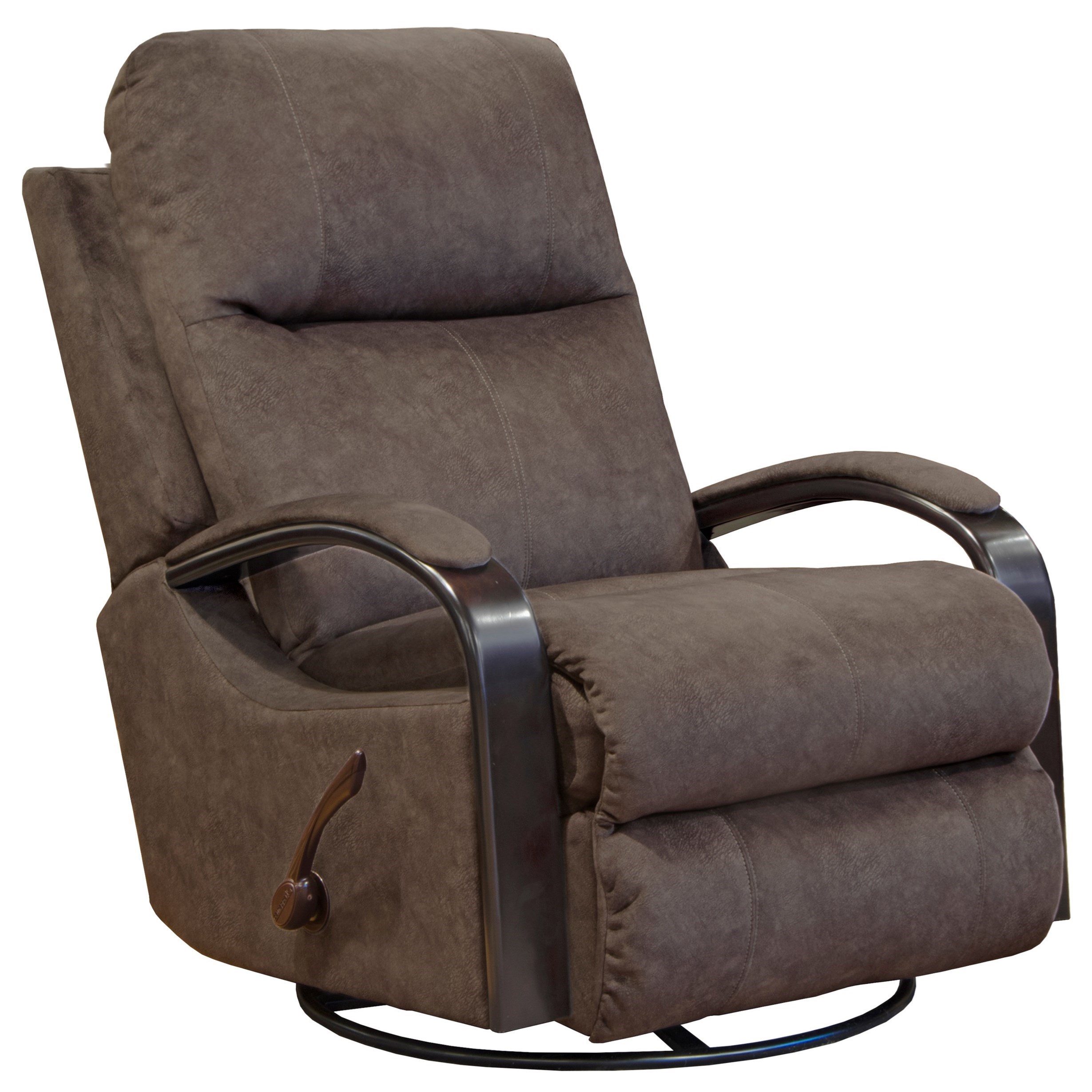 Catnapper Niles Swivel Glider Recliner Chocolate